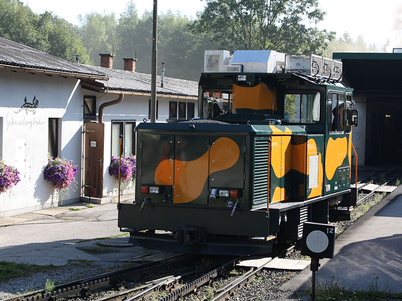 Locomotive Stadler Rail Rack Schneebahnberg