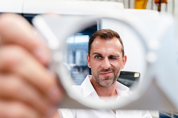 Inspection of a TSA material part