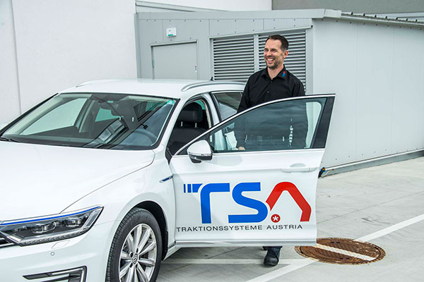 TSA employee is just about to leave for service call with company car